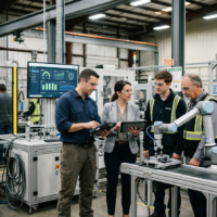engineers-integrating-energy-efficient-robotics-on-manufacturing-floor
