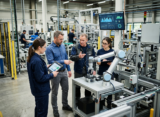 robotics-integration-team-on-smart-manufacturing-floor