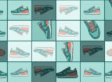 Image data augmentation example: one product photo shown as a grid of flipped, cropped, rotated and recoloured variations