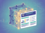 Model cards illustrated as a one-page document attached to a machine learning model, with evaluation chart and checklist