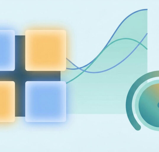 Precision and recall illustrated as a confusion matrix grid beside a threshold slider and trade-off curve